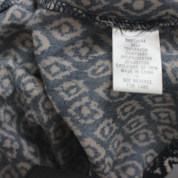 Live To Be Spoiled Deconstructed Red and Black Spaghetti Strap Blouse Size M - Picture 6 of 6